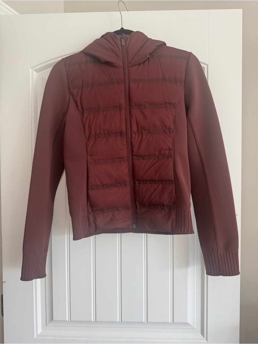 lululemon athletica Women's Down and Around Hooded Puffer Jacket - Brick